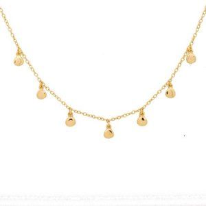 Gold Pebble Necklace
